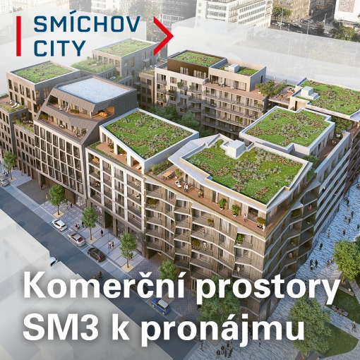 Smíchov city - Komerční prostory SM 3 k pronájmu